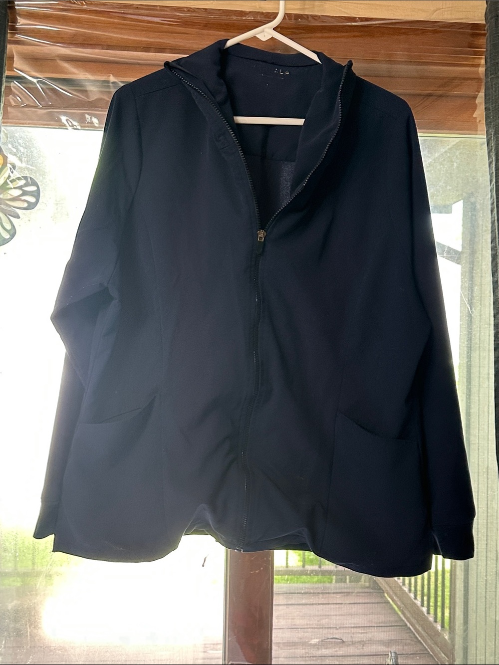 Mandala Scrub Jacket XL Women’s Zip Front Stretch Medical Uniform Top